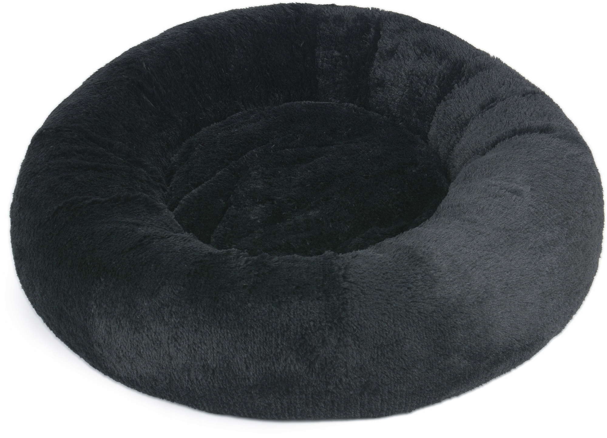 Levně Pelíšek pro psy a kočky 70 cm Obláček Měkký a teplý Černý