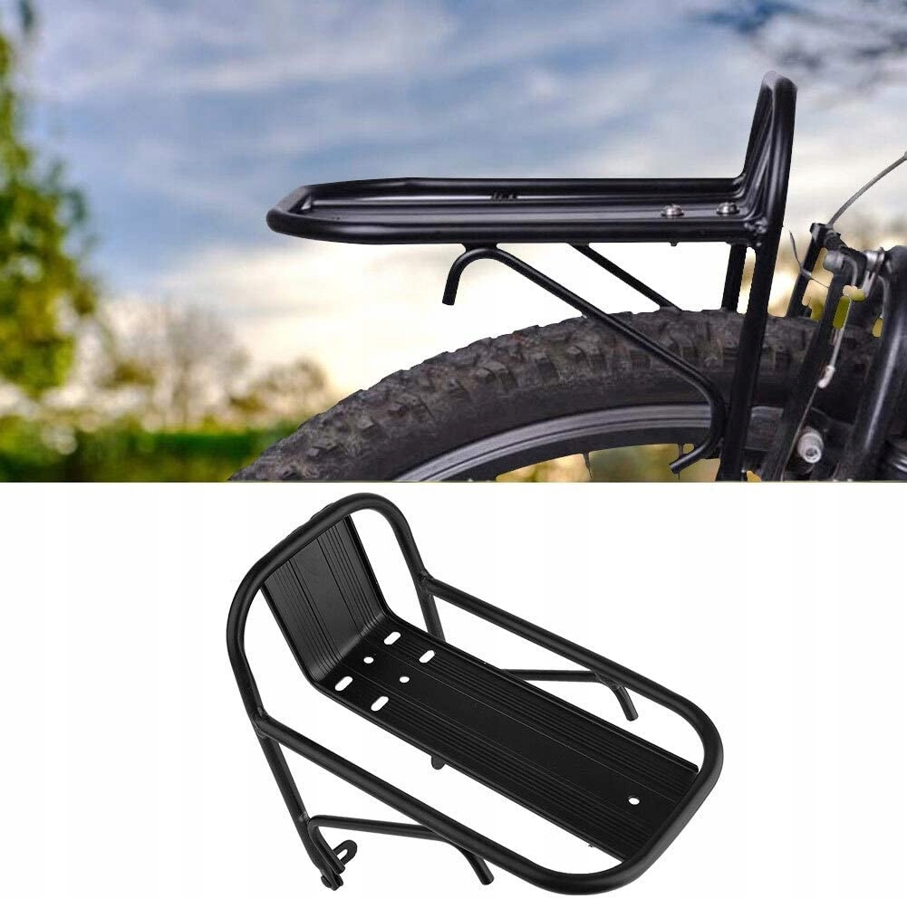 PRZEDNI BAGAŻNIK BAGAŻOWY PÓŁKA ROWEROWY, WIELOFUNKCYJNA UCHWYT ROWEROWA Montaż rama