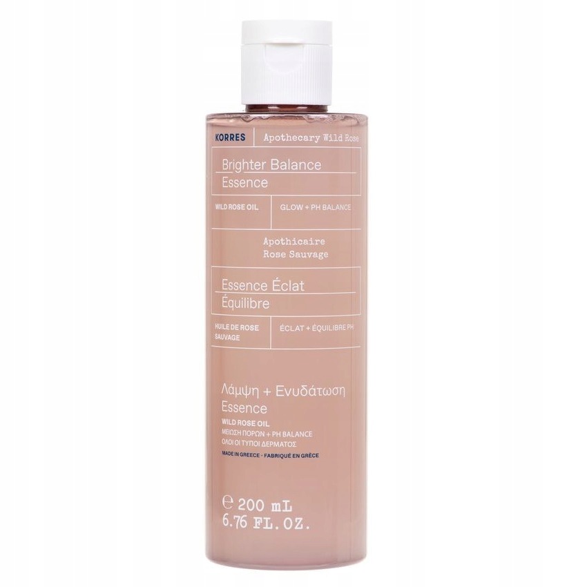 Korres Apothecary Wild Rose rozjaśniająco-równoważąca esencja do twarzy