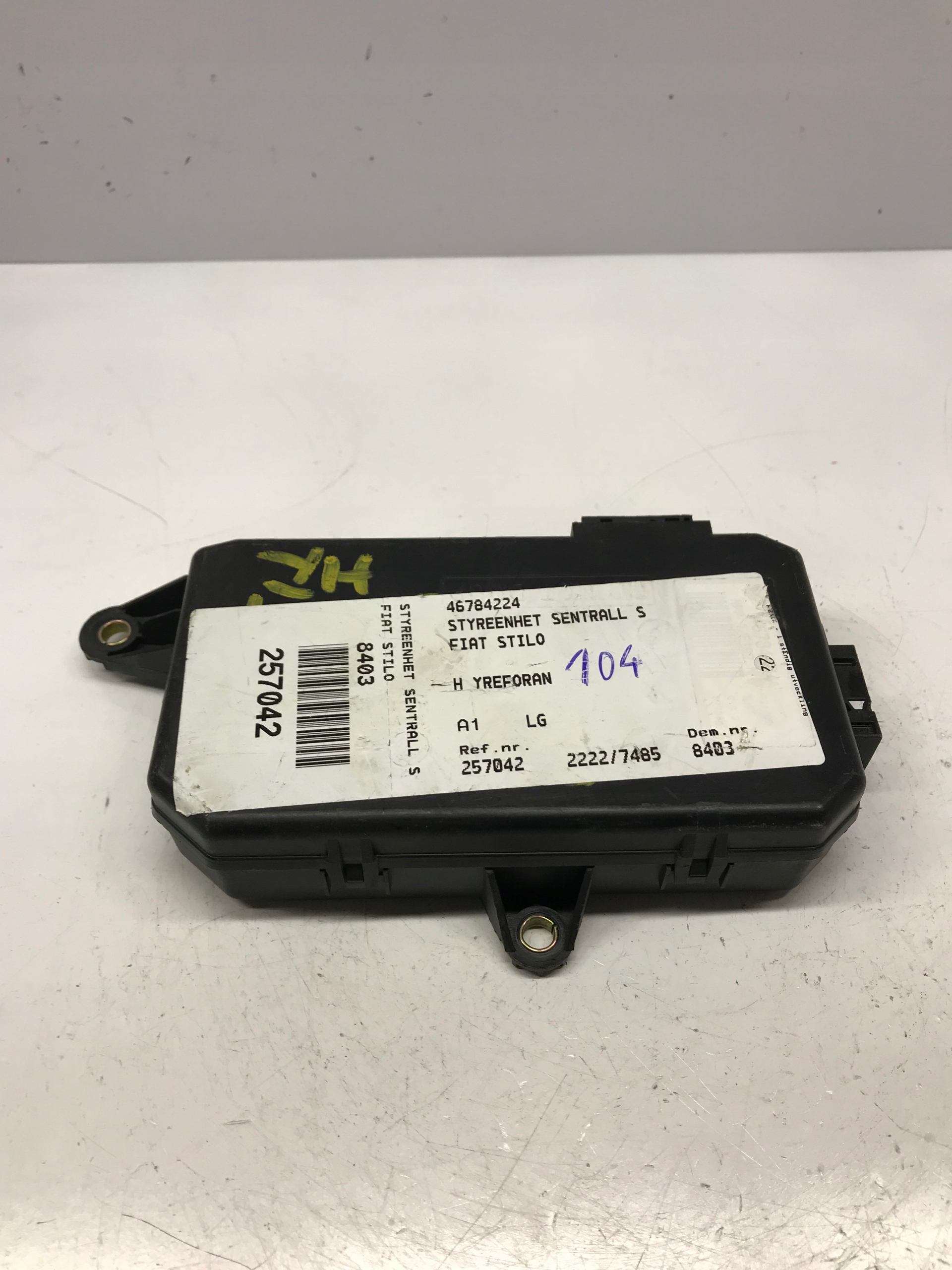 control unit module 46784224