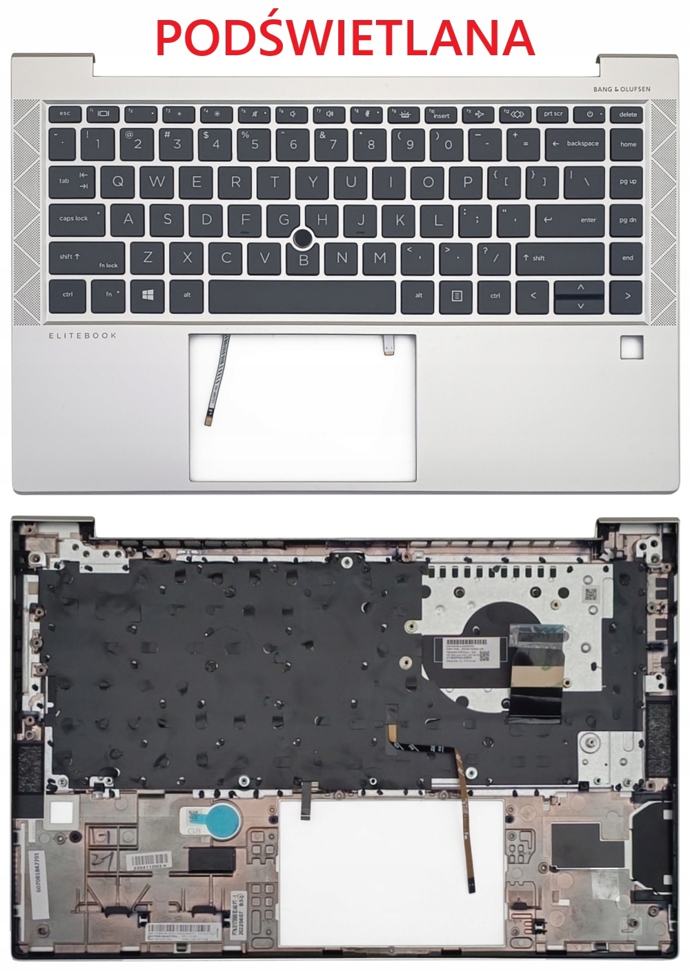 Nowy Palmrest +klawiatura Hp EliteBook 840 G8 G7 Hp EliteBook 845 G8 G7
