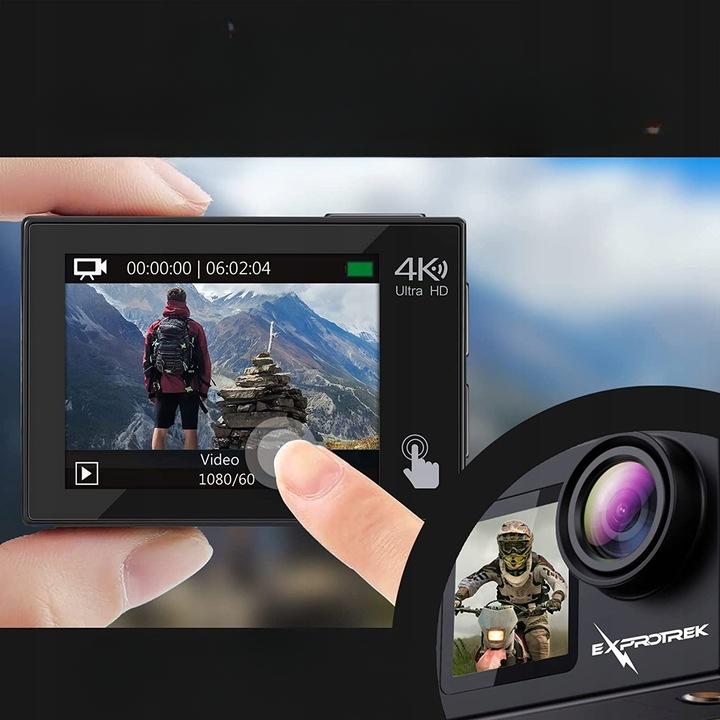 Sportovní kamera Exprotrek 4K Uhd – úžasný dům