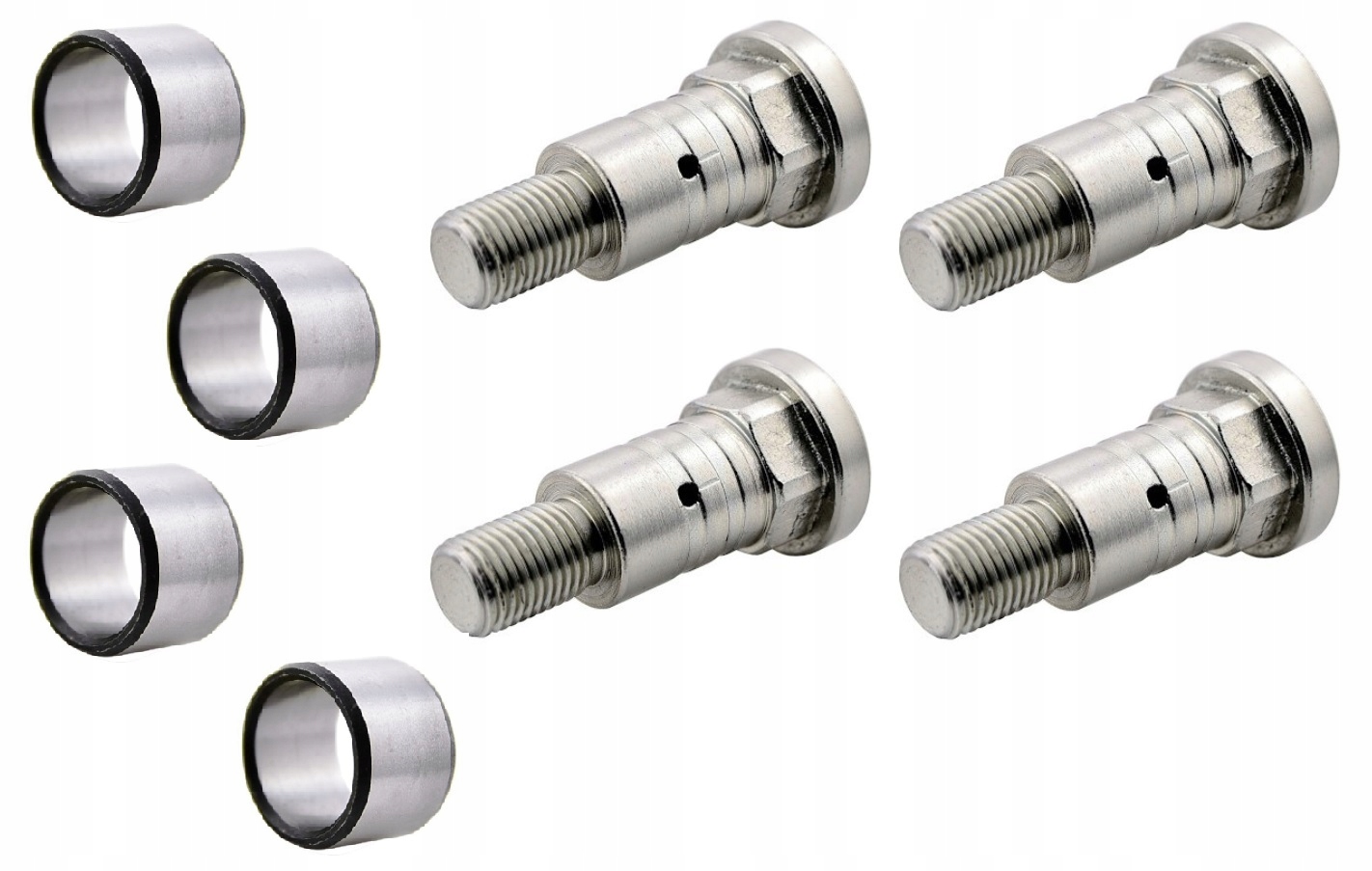 SWORZNIE + TULEJKI ŁĄCZNIKA 2 BLACHY TOYOTA 7 8 FG