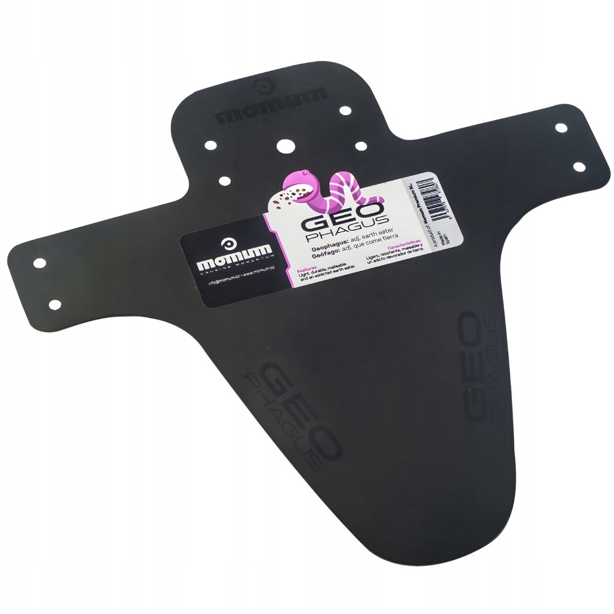 Błotnik rowerowy mtb GEOphagus Mudguard Momum czarny