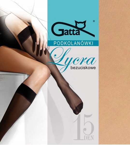 

Podkolanówki Gatta Lycra 15den Beige 2 pary.