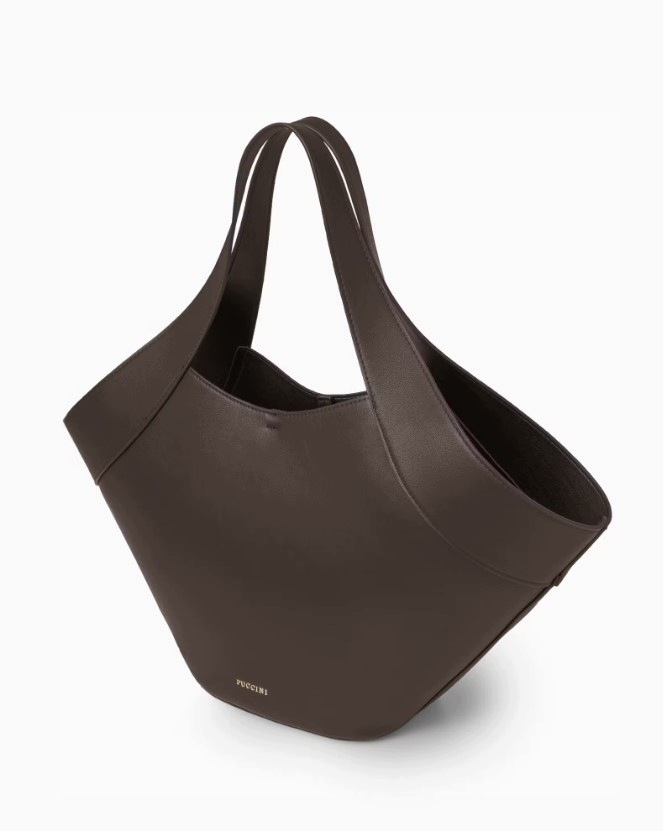 Dámská kabelka Puccini Shopper Taška Hnědá Eko kůže