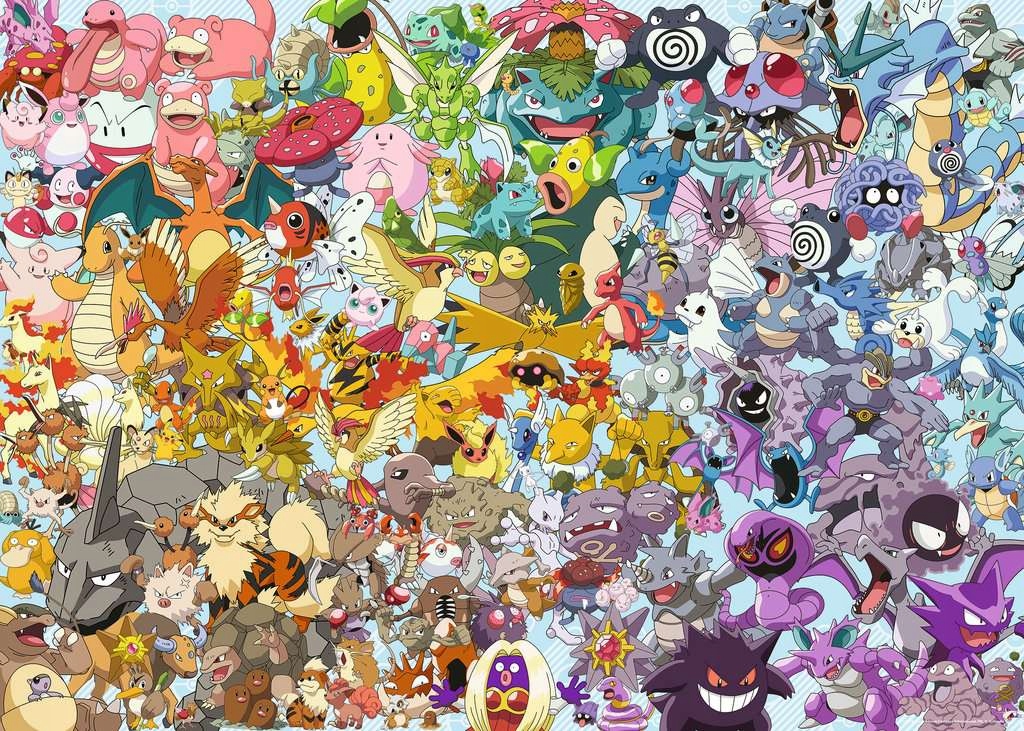 Ravensburger Pokémon Puzzle skladačka 1000 ks