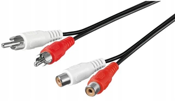 Premiumcord Przewód przedłużający audio 2x Cinch 2x Cinch (rca, M/f) 15m