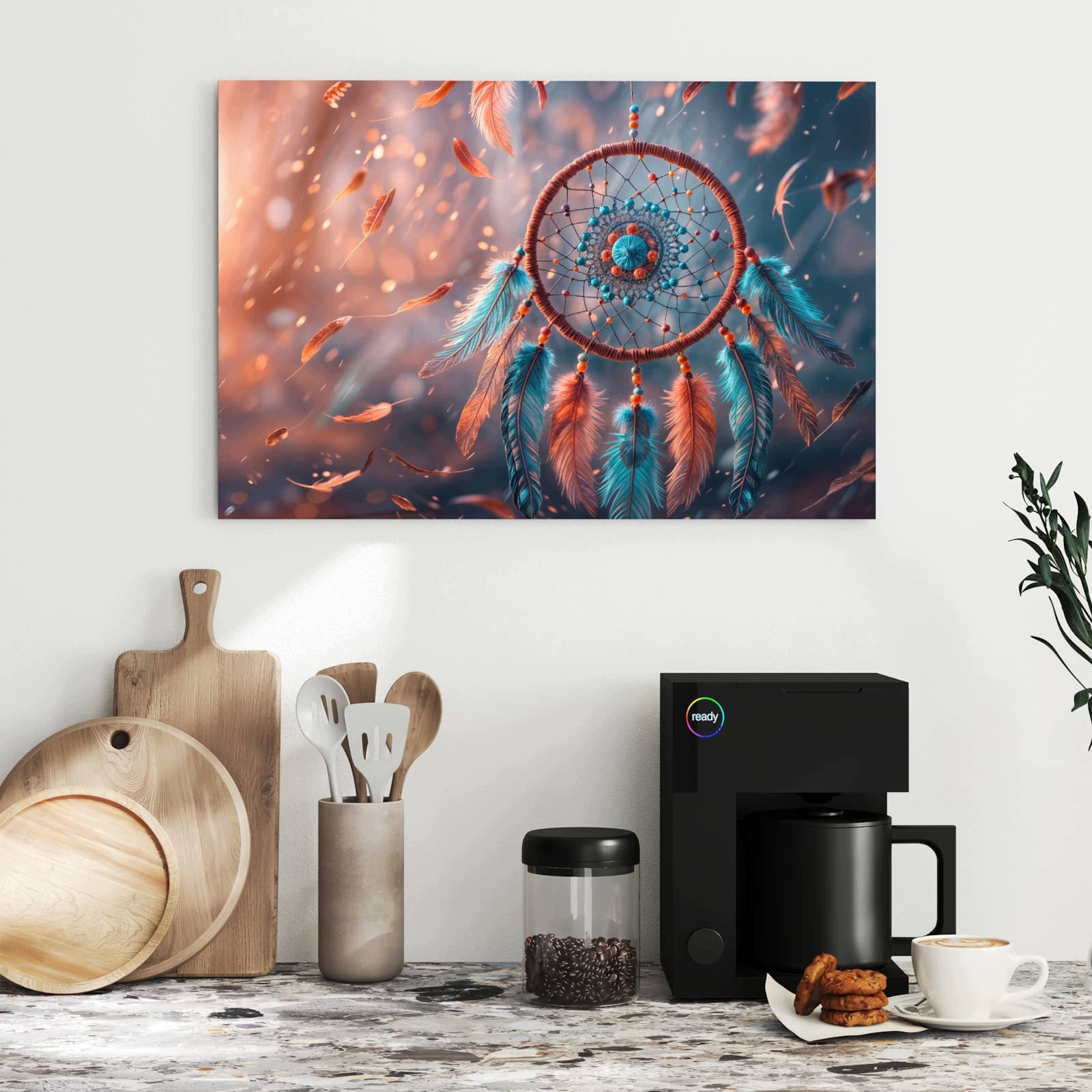 Magnetická tabule Lapacz snuw Peří 60 × 40 cm