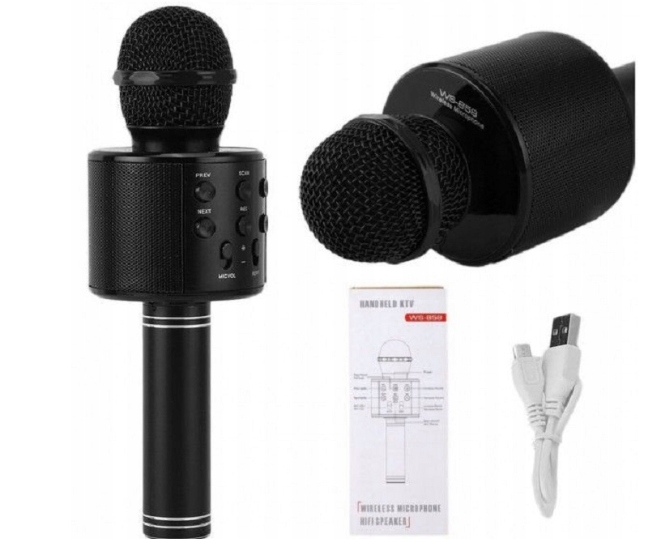 MIKROFON + NAGRYWANIE BLUETOOTH KARAOKE SELFIE HIT Kod producenta bańka wstanka