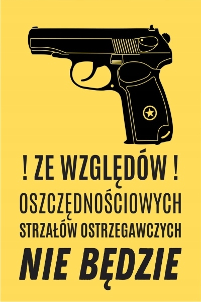 Tabliczka PRL 20x30 cm PRL100