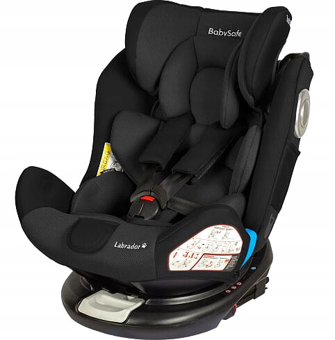 ЛАБРАДОР 0-36 КГ 360° ВРАЩАЮЩЕЕСЯ СИДЕНЬЕ ISOFIX