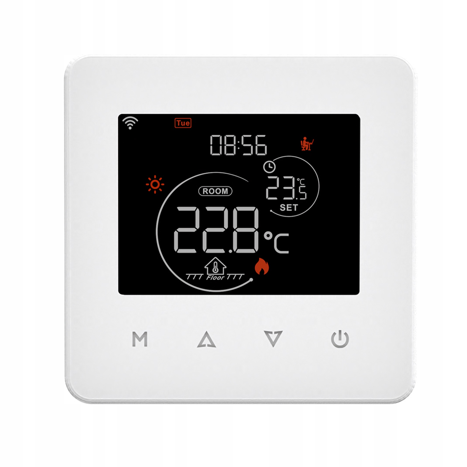 Termostat Tuya WiFi Smart pro vytápění vodním a plynovým bojlerem