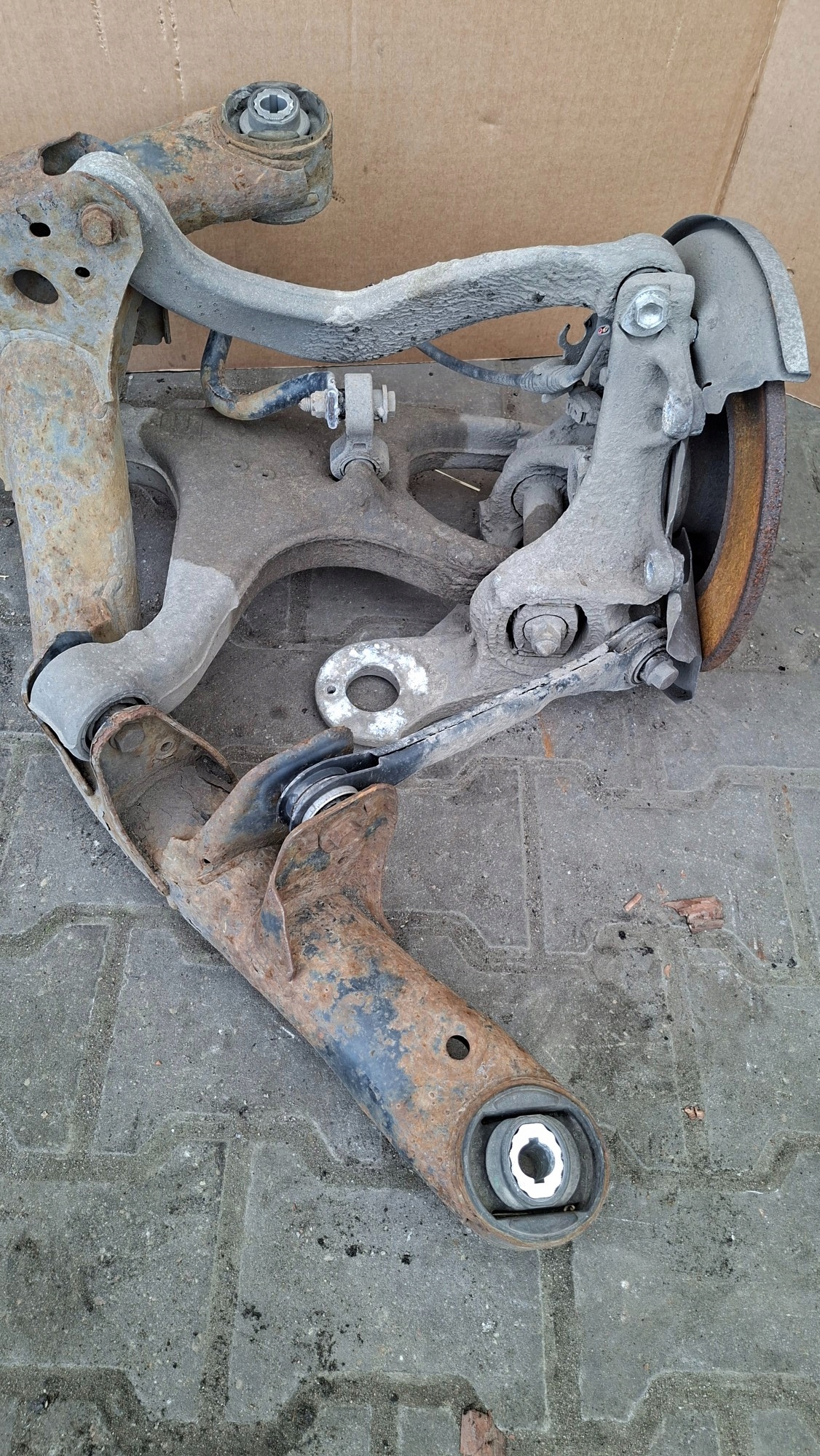 axle beam subframe rear part AUDI A4 B8 2.0TDI