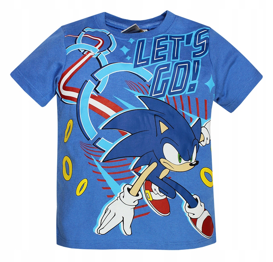 SONIC HEDGEHOG PIŻAMA CHŁOPIĘCA ZESTAW SPODENKI T-SHIRT BAWEŁNA EKO BIO 128 EAN (GTIN) 3609087055117