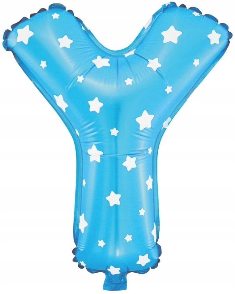 

Balon Niebieski Litera Y foliowy 80cm na urodziny