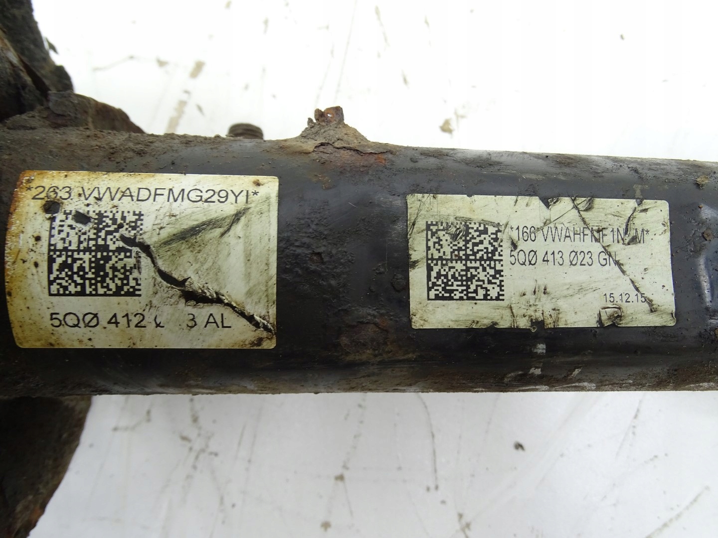 swing shock absorber McPherson right front SKODA OCTAVIA III SCOUT 2.0 TDI