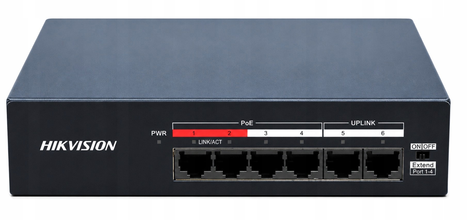 Switch 4+2 Hikvision 35W pro Ip kamery