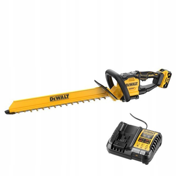 akumulátorové nožnice na živý plot 60 cm, 18 V Xr Dewalt [DCMHT567P1-QW] 5,0Ah