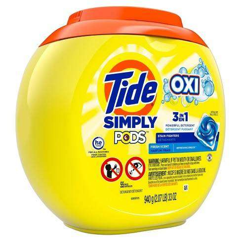 Levně Univerzální prací Kapsle Tide Refreshing Breeze 5 5 Kusů 940 g