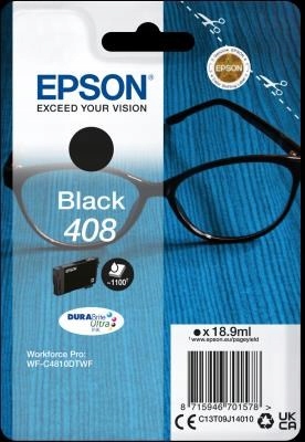 Atrament Epson Black 408 DURABrite Ultra C13T09J14010