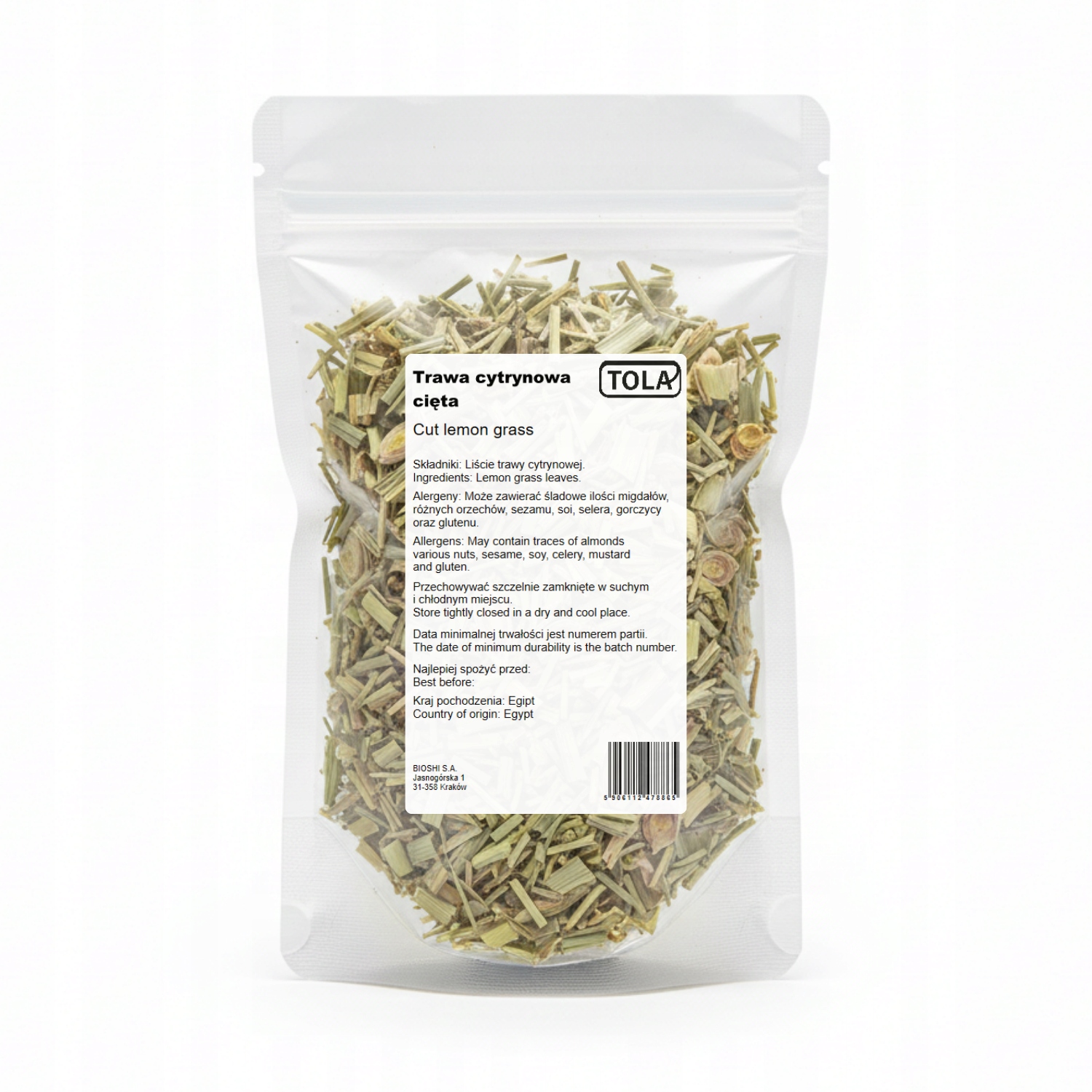 Levně Tráva 5 kg – koření a bylina pro nálevy Tola