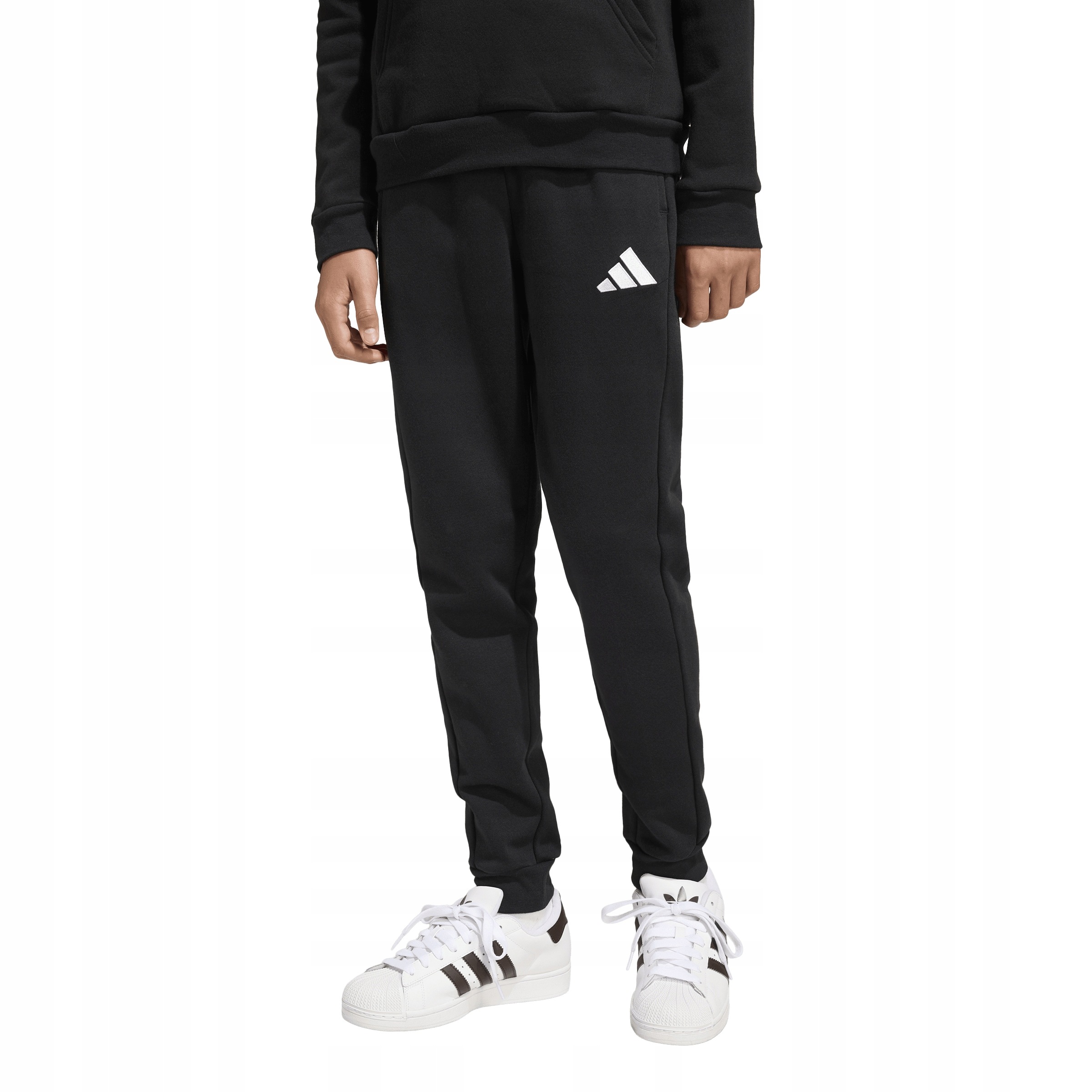 Spodnie Dresowe Dziecięce Adidas Entrada 26 Bawełniane Czarne r.128