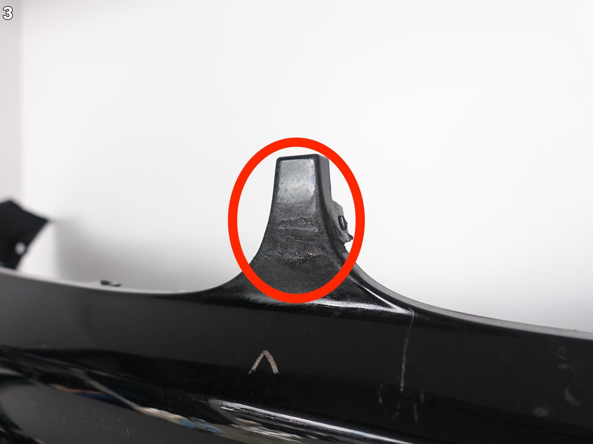 BMW M5 F90 M-POWER 17-20 bumper front *6XPDC*