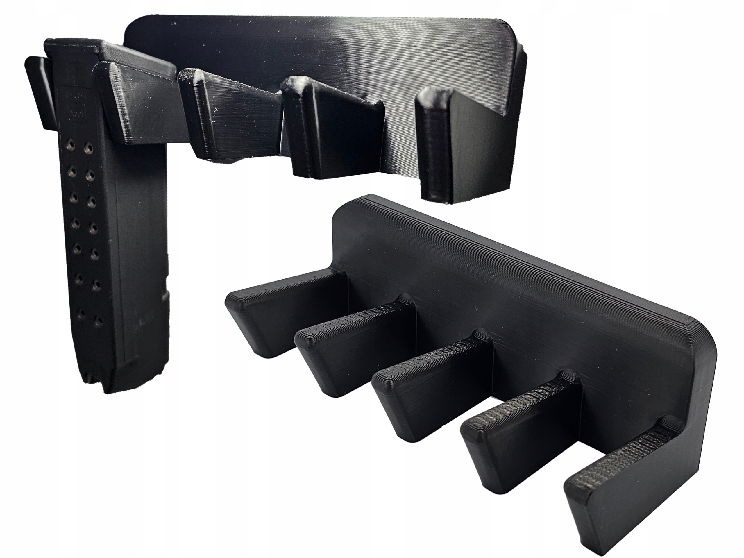 Uchwyt Magnetyczny na 4 Magazynki Pistoletowe 9x19 9mm 45ACP
