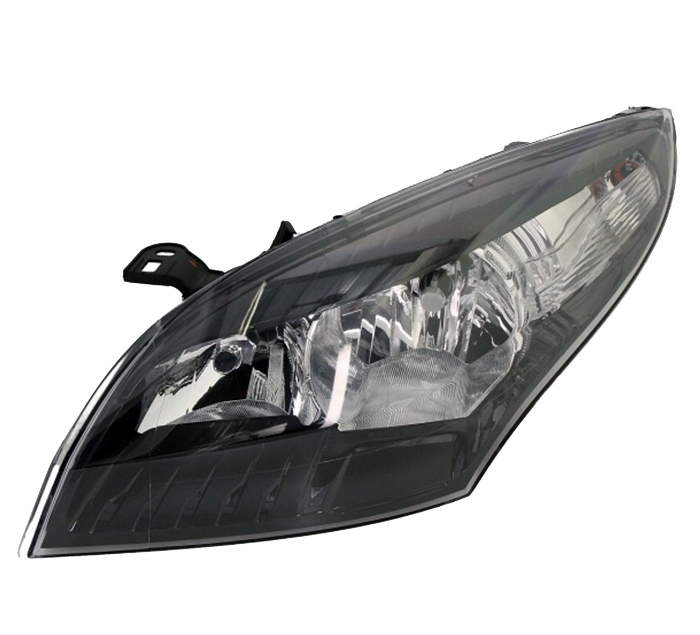 Lampa světlomet levá Renault Megane III 2012-2013 H7+H7 Depo Černá