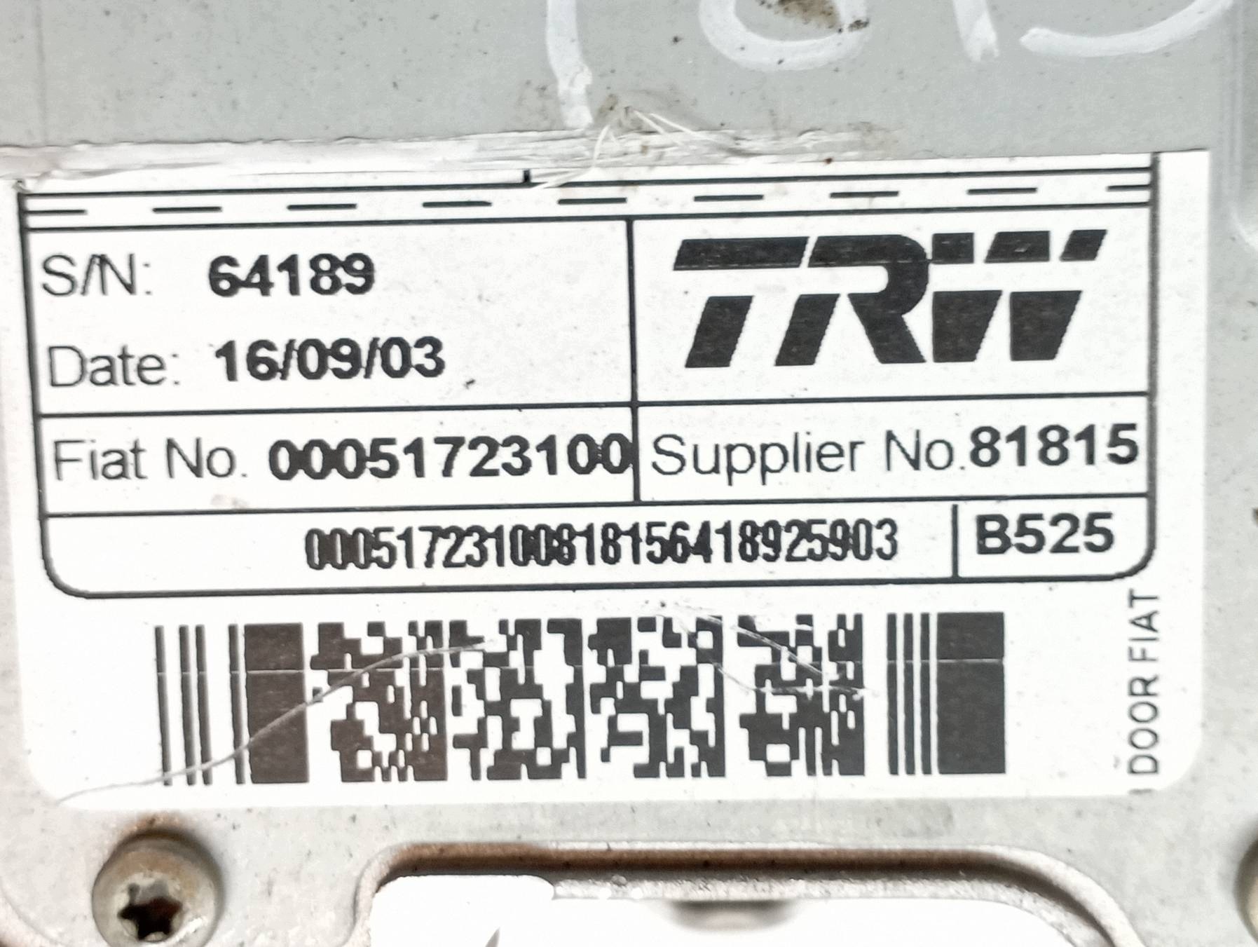 steering rod control electrics 00051723100 Fiat Stilo