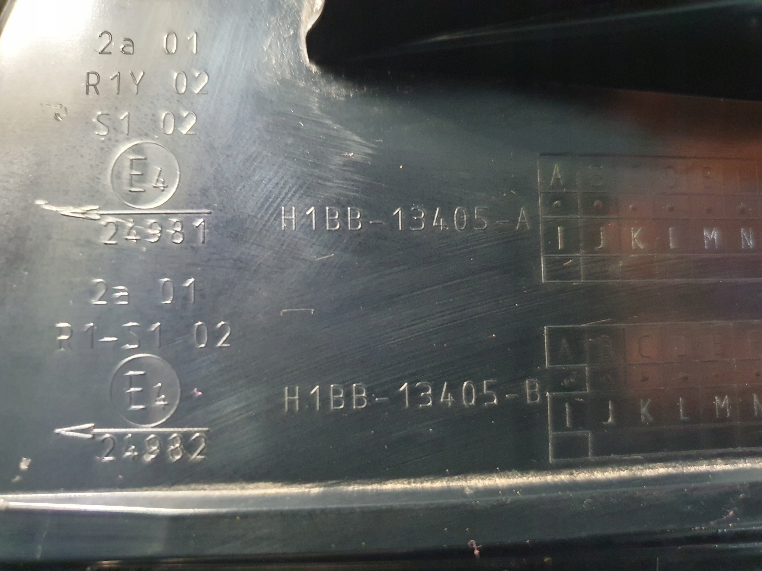 FORD FIESTA MK8 light left rear part rear H1BB-13405-BH