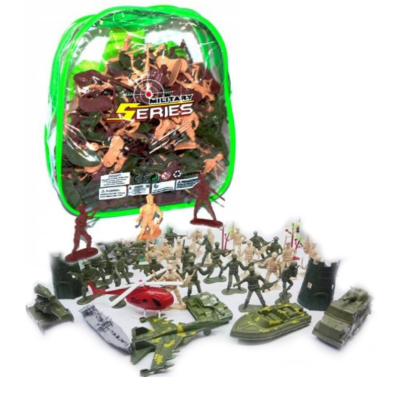 

Zestaw żołnierzyków auta wojskowe