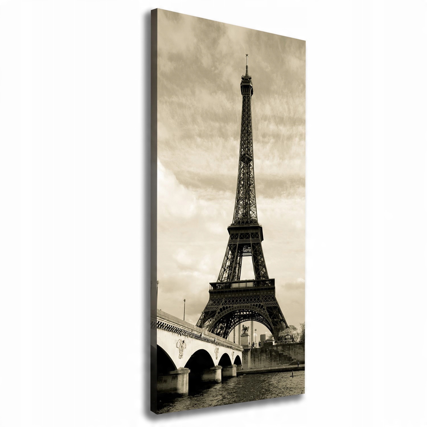 

Foto obraz na płótnie Wieża Eiffla Paryż 50x125 cm