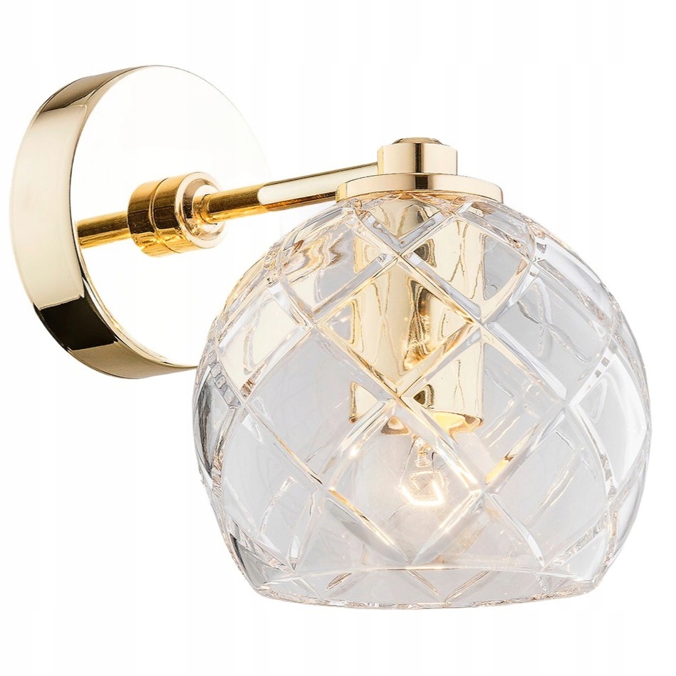 Nástenná lampa, zlatá nástenná lampa do obývacej izby, spálne, predsiene, kuchyne Oviedo