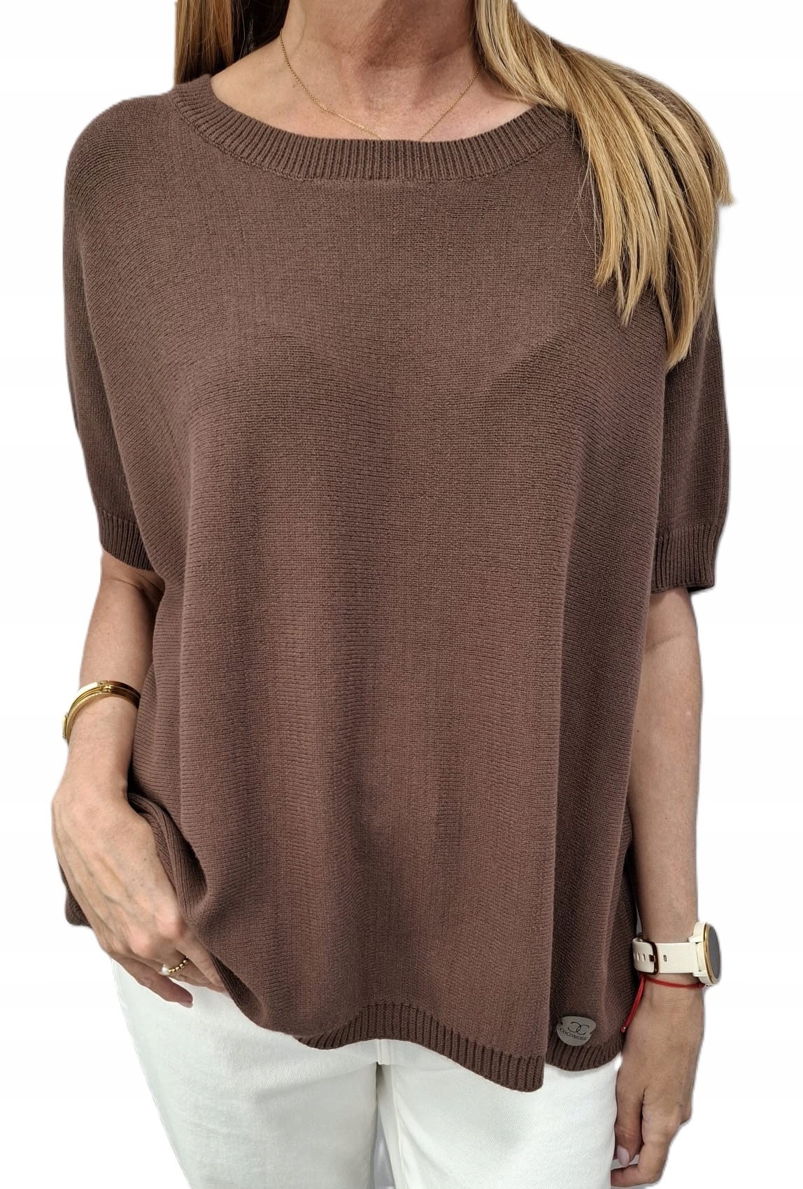 Cocomore Mikina Oversize Hnědá Novinka