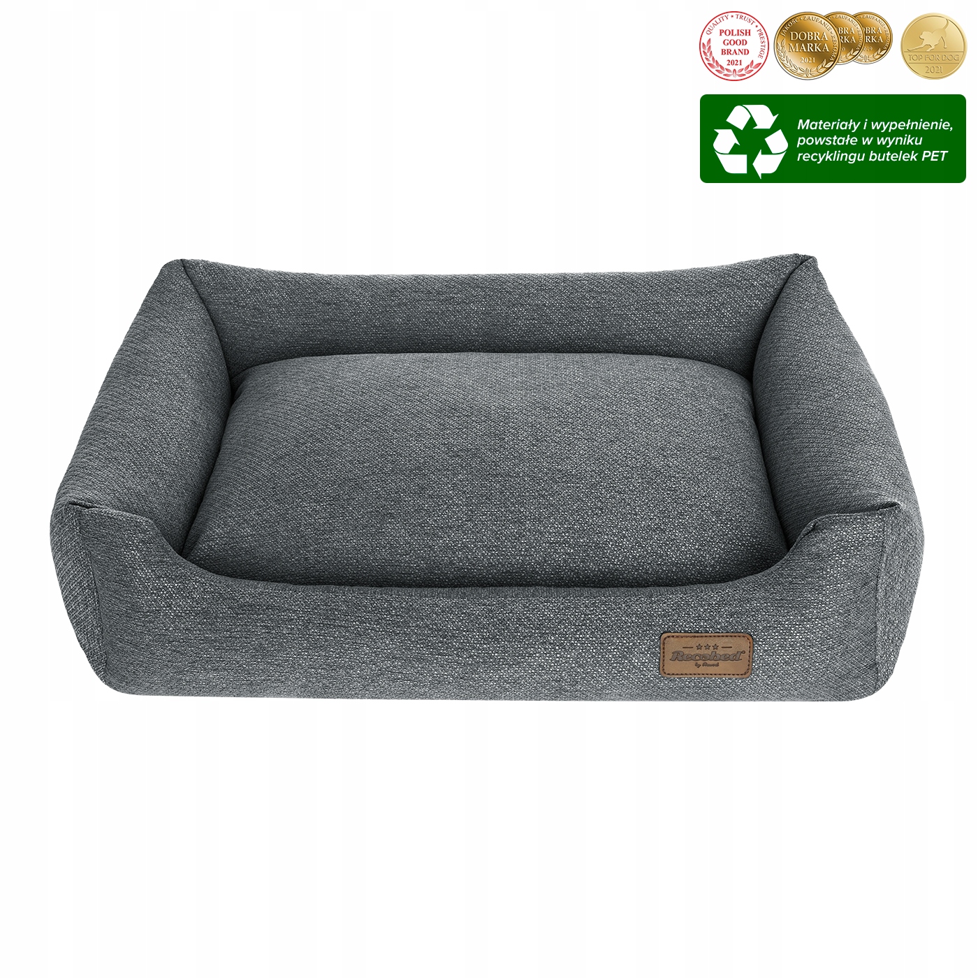 Levně Recobed Harmony pelíšek pro psa granátová 65 cm x 50 cm