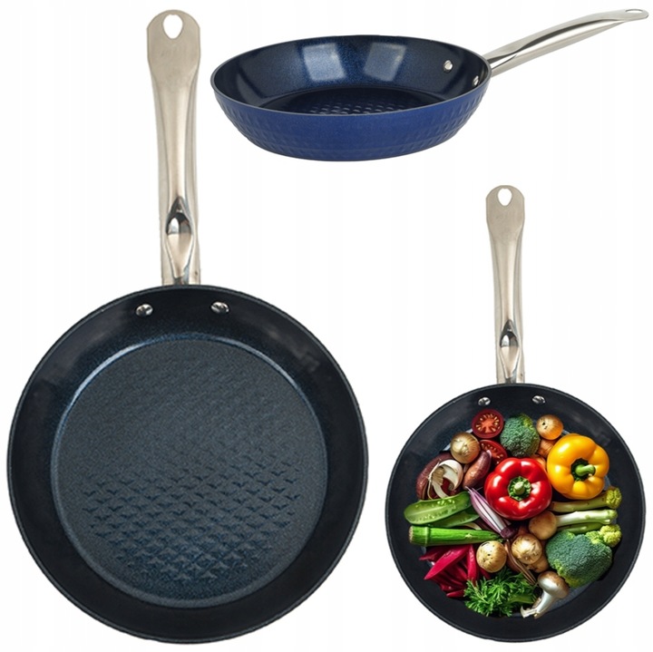 PATELNIA GŁĘBOKA INDUKCJA POWŁOKA DIAMENTOWA DIAMOND COOKWARE 24CM EAN (GTIN) 8682744809631