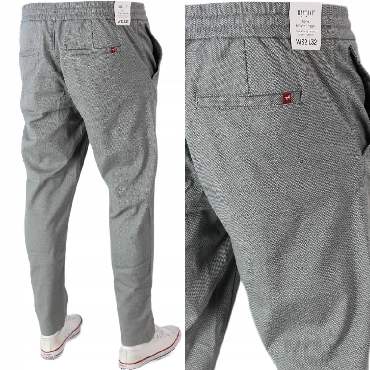 Mustang Milano Jogger Chino Tapered Jeansy W32 L32