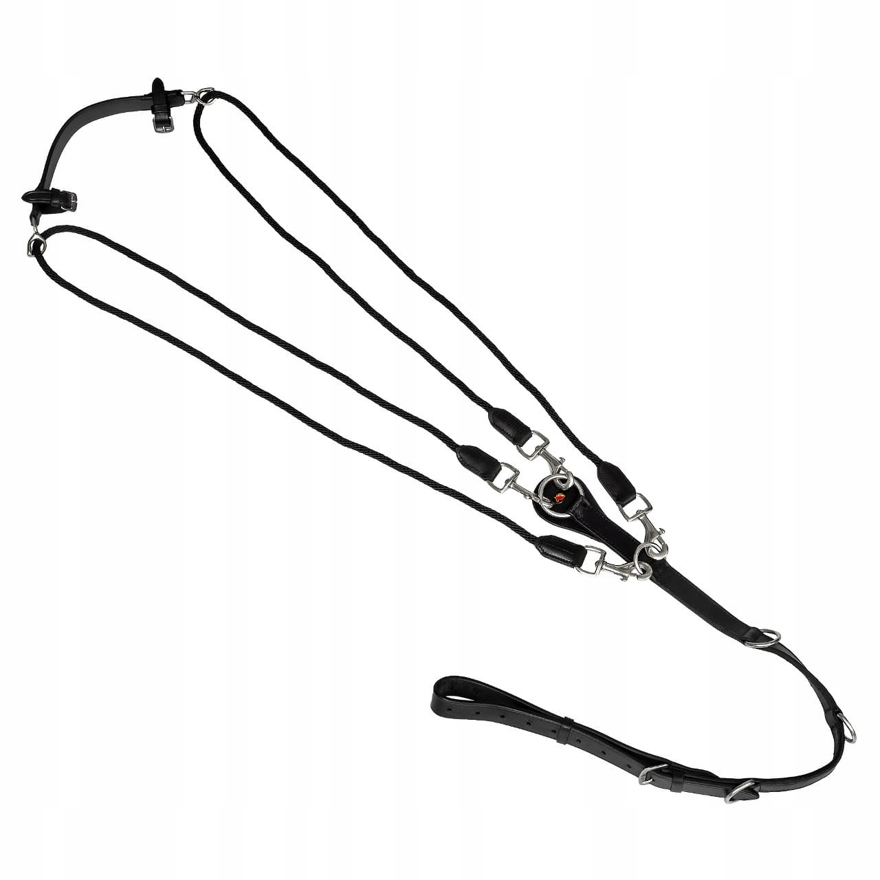 Gog dla konia Start skórzany czarny Pony