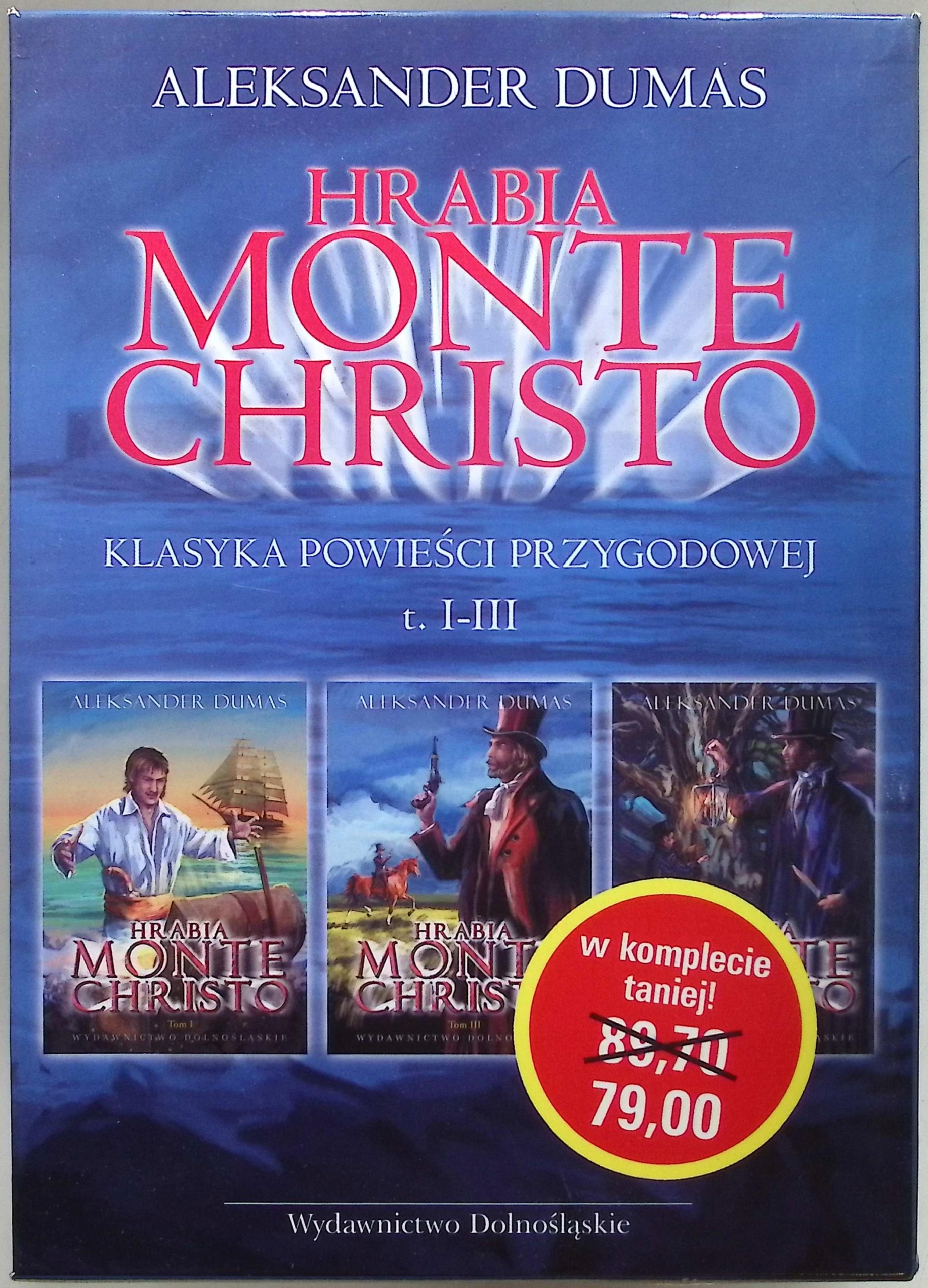 Hrabia Monte Christo Tom 1-3 Aleksander Dumas