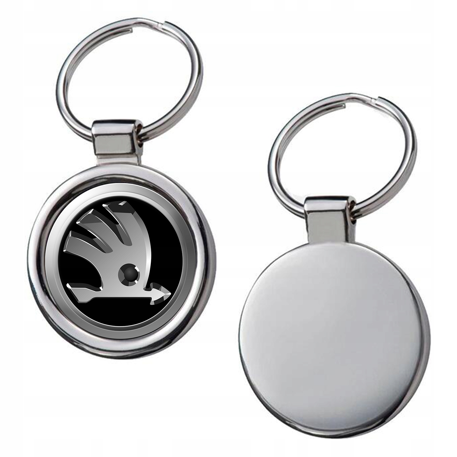 3D BRELOK Breloczek Zawieszka do Kluczy z Logiem Samochodu SKODA PREZENT Marka Skoda