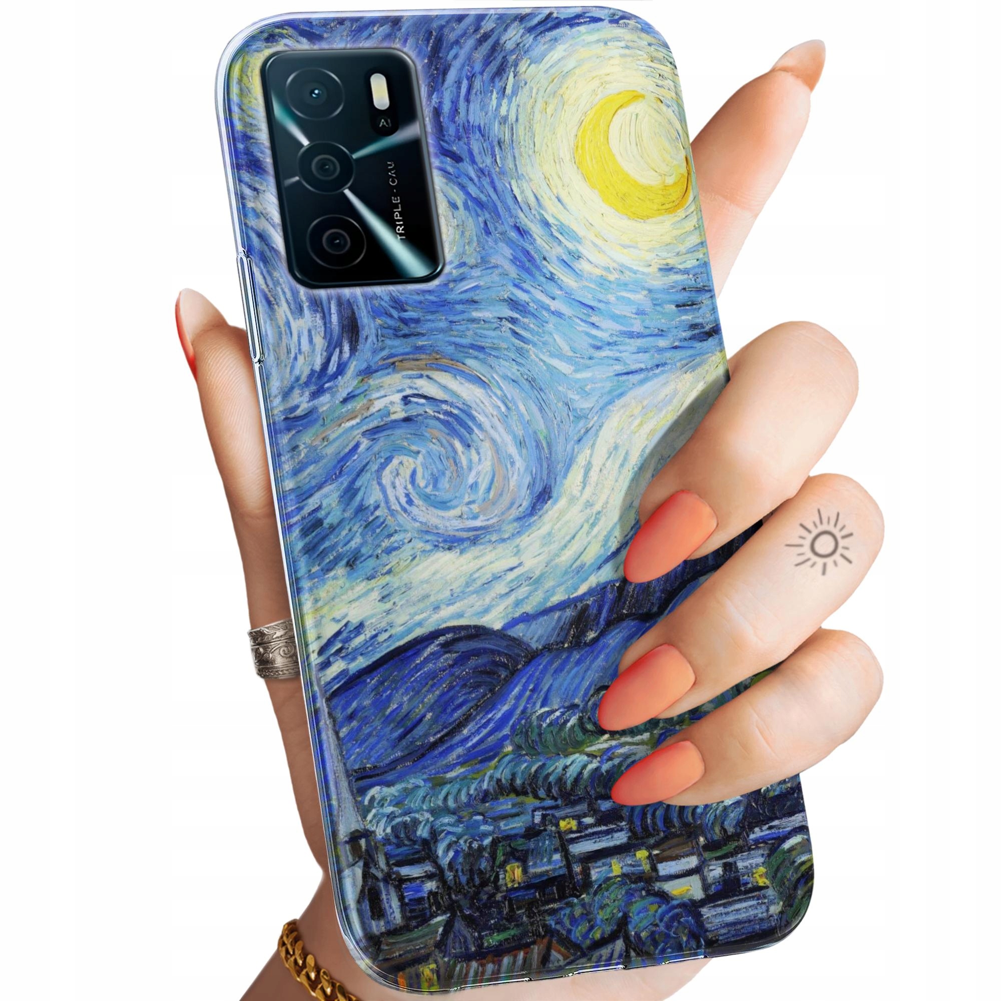 Etui Do Oppo A16 A16S Vincent Van Gogh Van Gogh Gwieździsta Noc