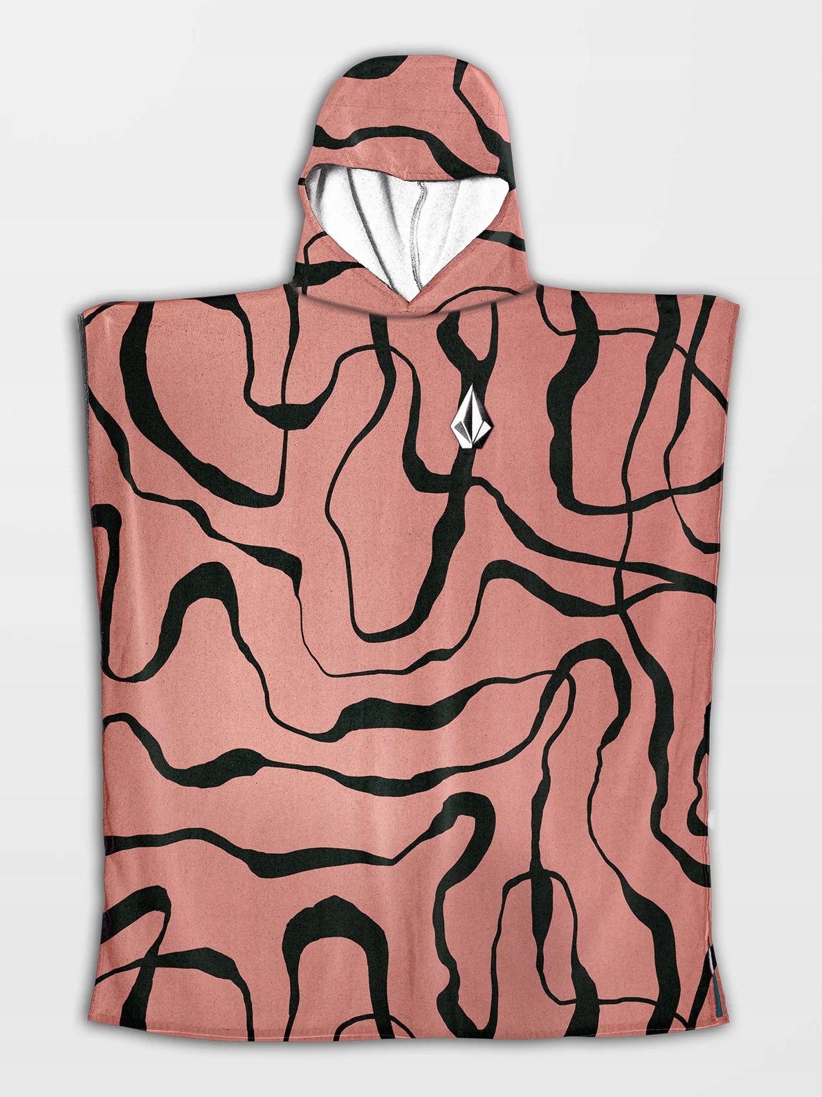 Přebalovací pončo Volcom lososová