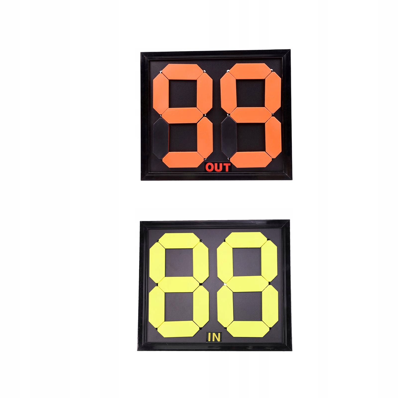 2 Pieces Soccer Football Substitution Board Marka bez marki