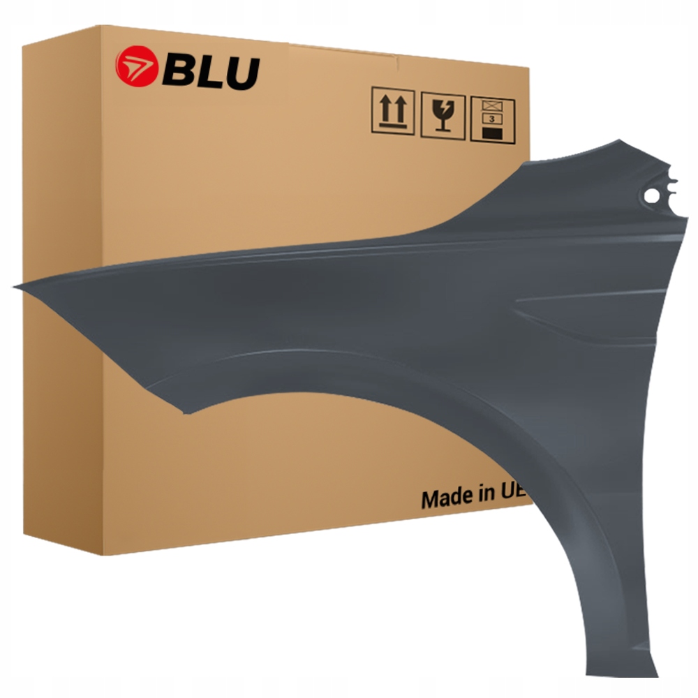 Blu Blatník Vw Polo Aw VI 6 LI7F levý šedý 17- přední UranoGrau