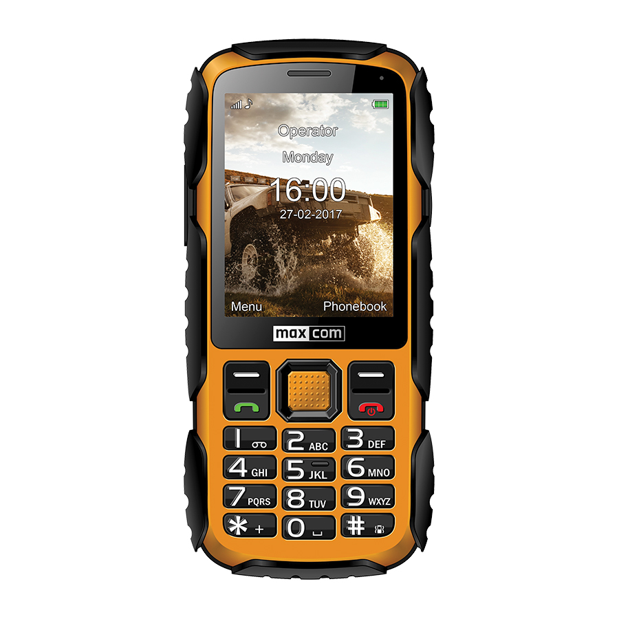 TELEFON KOMÓRKOWY MAXCOM MM920 STRONG IP67 pancerny żółty Marka telefonu Maxcom