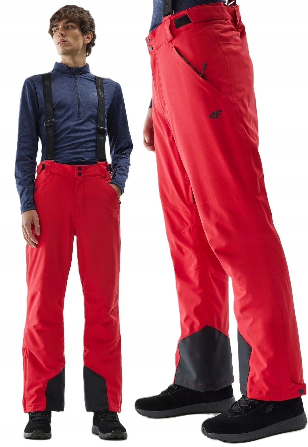 Spodnie Narciarskie Męskie 4F Zimowe Z Membraną M402 XL