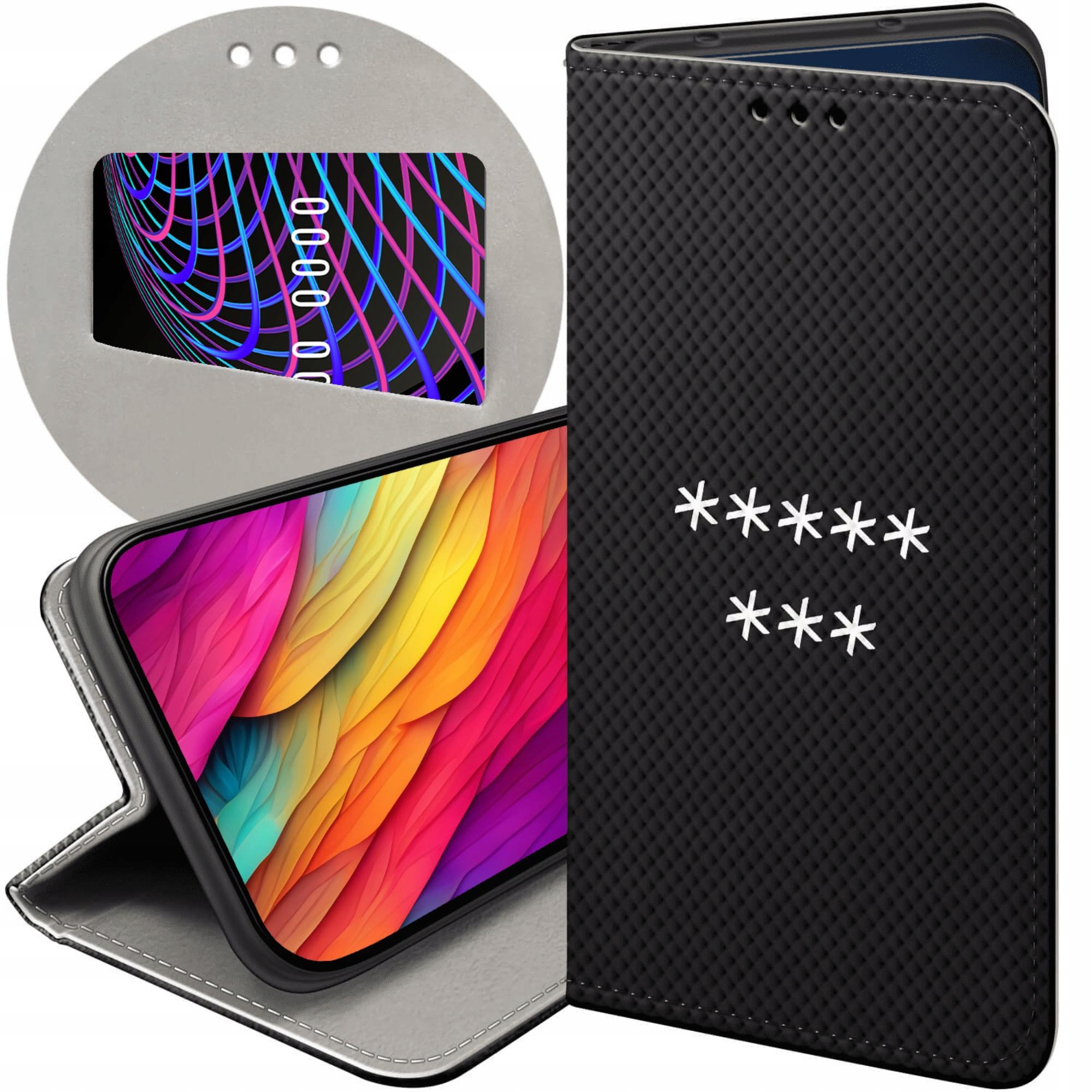 Etui Z Klapką Do Oppo RENO13 F 4G 5G Z Napisami Napisy Teksty Case