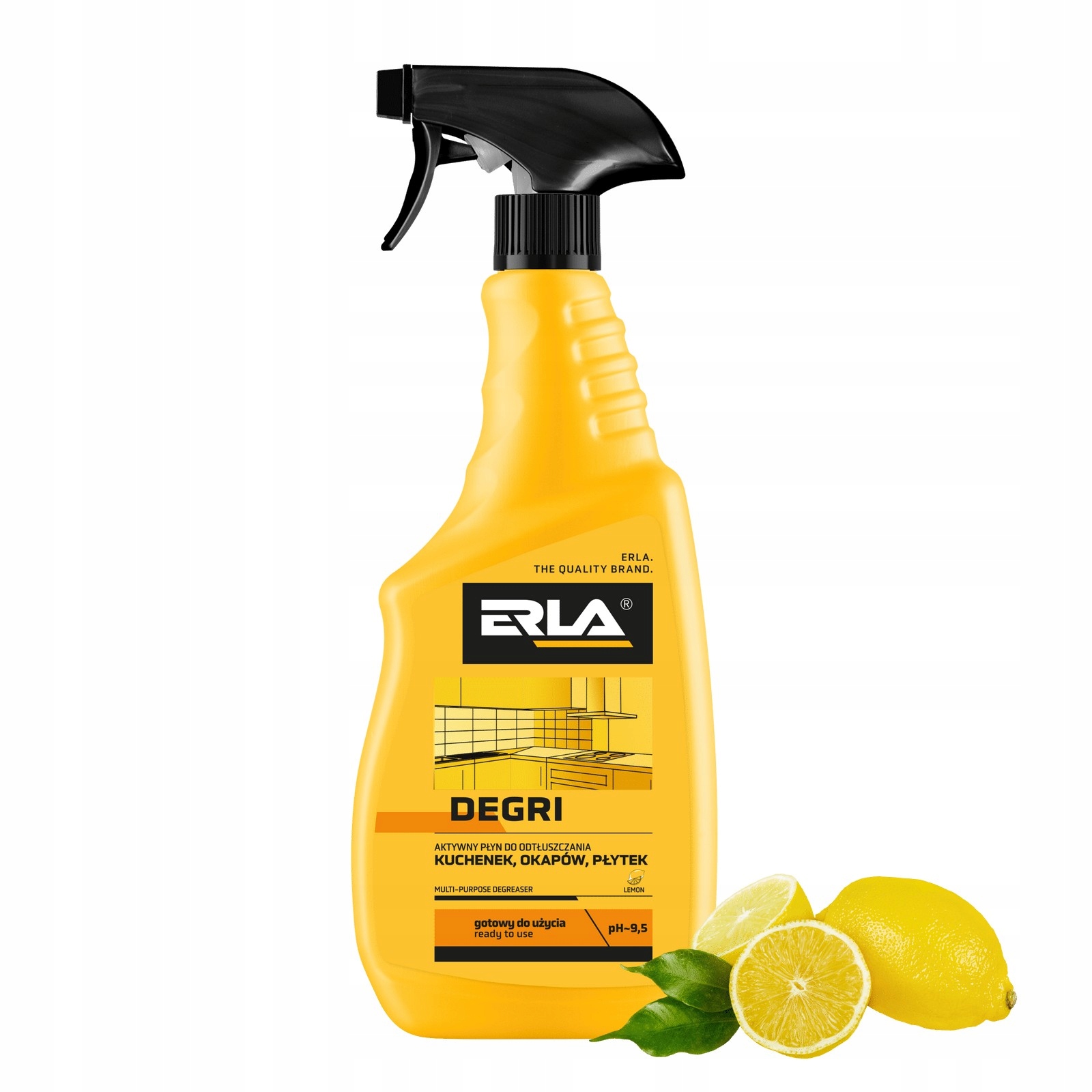 

Erla Degri Odtłuszczacz Kuchenny Okap Płytki 750ML